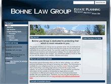 Tablet Screenshot of bohnelawgroup.com